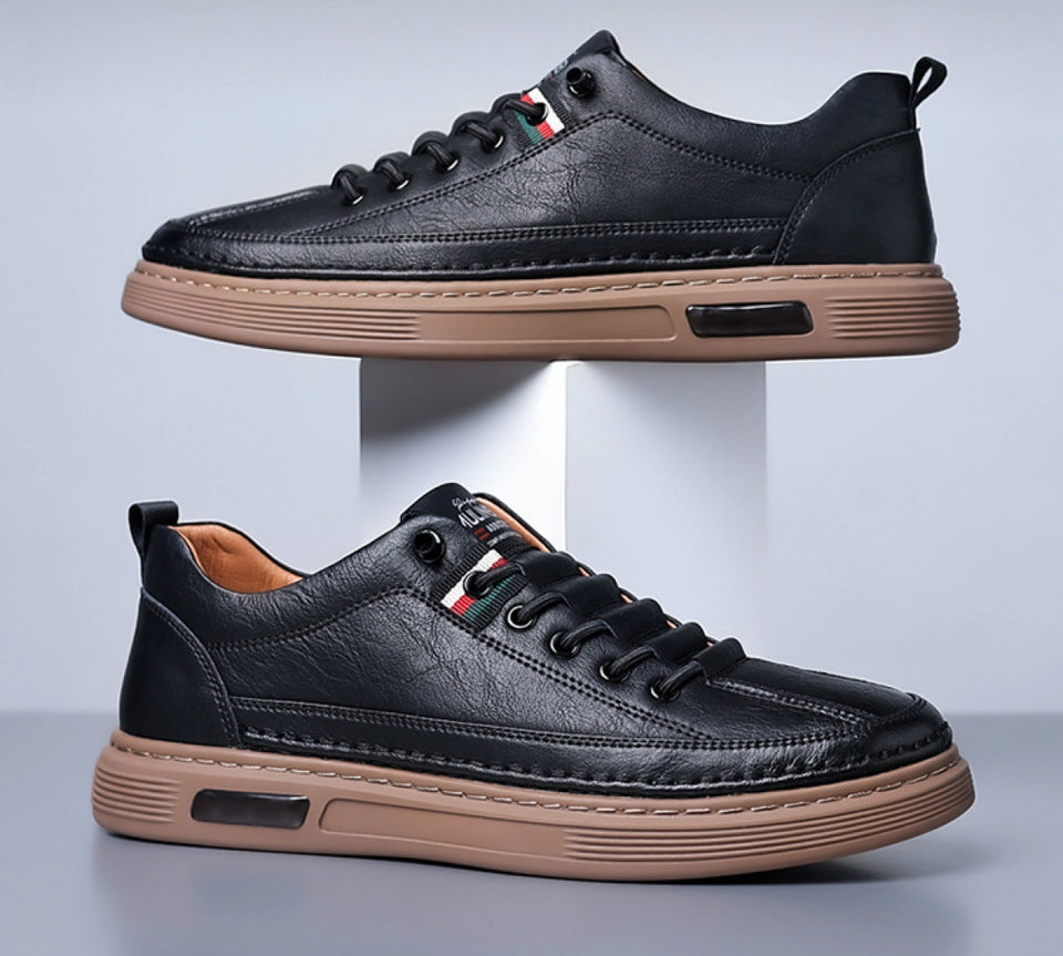 Tênis Casual Italian Titanium - Couro Legítimo - COMPRE 1 E LEVE 2 PARES